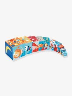 10 Cubes Plage DJECO Bleu - Djeco -Enfant Jouet Boutique 10 cubes plage djeco 3