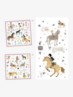 160 Stickers Chevaux DJECO Multicolore - Djeco -Enfant Jouet Boutique 160 stickers chevaux djeco 2
