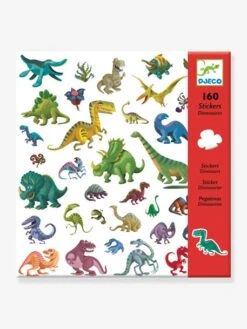 160 Stickers Dinosaures DJECO Vert - Djeco