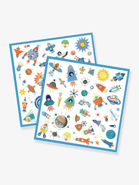 160 Stickers Interstellaire DJECO Bleu - Djeco 2 160 Stickers Interstellaire DJECO Bleu - Djeco – Image 2