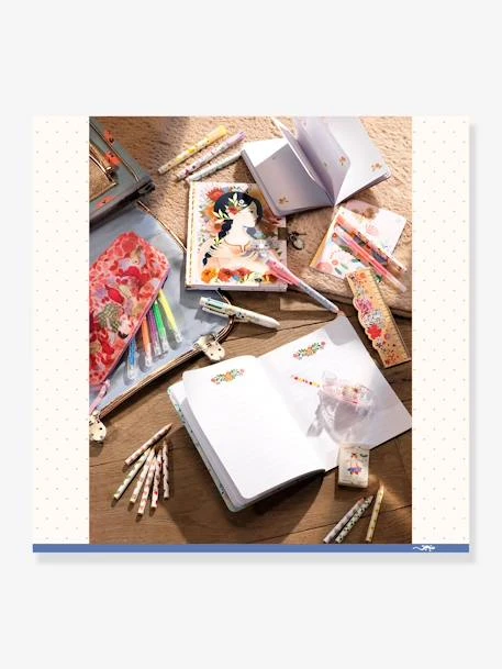 6 Stylos Gel Pailletés - DJECO Rose - Djeco 2 6 Stylos Gel Pailletés - DJECO Rose - Djeco – Image 2