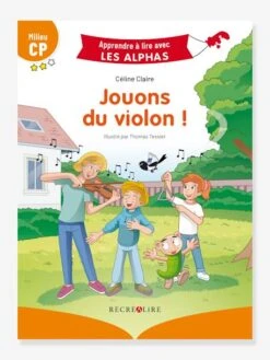 Apprendre à Lire Avec Les Alphas - Jouons Du Violon ! RÉCRÉALIRE Orange - Recrealire