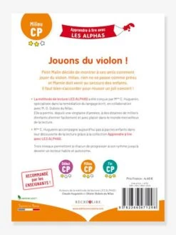 Apprendre à Lire Avec Les Alphas - Jouons Du Violon ! RÉCRÉALIRE Orange - Recrealire -Enfant Jouet Boutique apprendre a lire avec les alphas jouons du violon recrealire 3