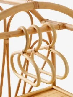 Armoire Poupon En Rotin Beige - Vertbaudet -Enfant Jouet Boutique armoire poupon en rotin 3