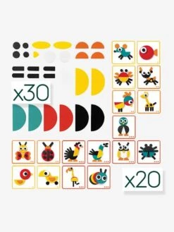 Blocs De Construction Ze Geoanimo DJECO Vert - Djeco -Enfant Jouet Boutique blocs de construction ze geoanimo djeco 2