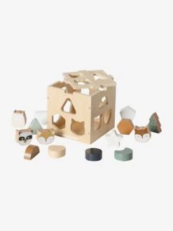 Boîte Des Animaux à Encastrer GREEN FOREST En Bois FSC® Multicolore - Vertbaudet -Enfant Jouet Boutique boite des animaux a encastrer green forest en bois fsc 2