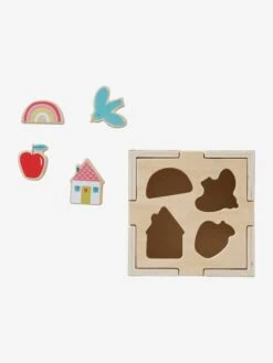 Boite Des Formes à Encastrer CROQUE LA VIE En Bois FSC® Rouge - Vertbaudet -Enfant Jouet Boutique boite des formes a encastrer croque la vie en bois fsc 5