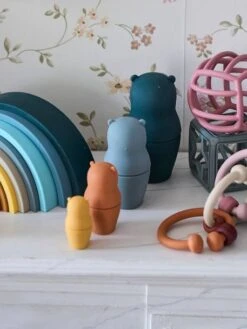 Boites Gigognes Ours En Silicone Multicolor - Vertbaudet -Enfant Jouet Boutique boites gigognes ours en silicone 4