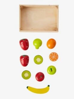 Cagette De Fruits En Bois FSC® Pour Dinette Multicolore - Vertbaudet -Enfant Jouet Boutique cagette de fruits en bois fsc pour dinette 3
