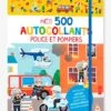 Cahier D'activités Mes Premiers Autocollants - Mes 500 Autocollants Police Et Pompiers AUZOU Jaune - Auzou