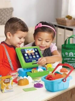 Caisse Enregistreuse Interactive Maxi Shopping - VTECH Multicolore - Toutes Les Marques -Enfant Jouet Boutique caisse enregistreuse interactive maxi shopping vtech 2