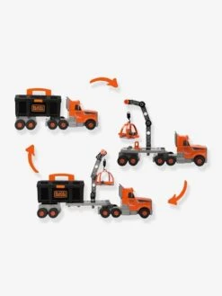 Camion De Bricolage Black+Decker SMOBY Orange/noir/gris - Smoby -Enfant Jouet Boutique camion de bricolage blackdecker smoby 3