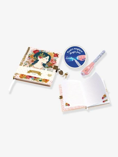 Carnet Secret + Feutre Magique Oana DJECO Rose - Djeco 2 Carnet Secret + Feutre Magique Oana DJECO Rose - Djeco – Image 2