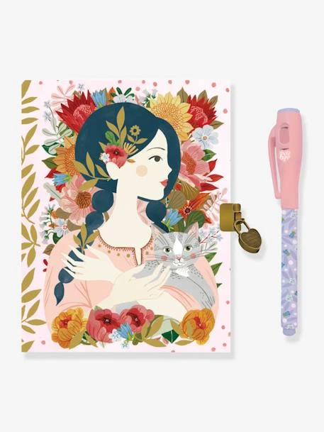 Carnet Secret + Feutre Magique Oana DJECO Rose - Djeco 1 Carnet Secret + Feutre Magique Oana DJECO Rose - Djeco