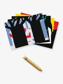 Cartes à Gratter Animaux à Découvrir DJECO Vert - Djeco -Enfant Jouet Boutique cartes a gratter animaux a decouvrir djeco 2