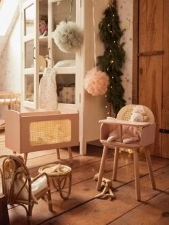 Chaise + Table Poupon En Rotin Beige - Vertbaudet -Enfant Jouet Boutique chaise table poupon en rotin 4