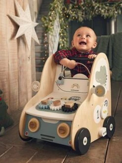 Chariot De Marche Avec Freins EN VOITURE SIMON En Bois FSC® Multicolore - Vertbaudet -Enfant Jouet Boutique chariot de marche avec freins en voiture simon en bois fsc 5
