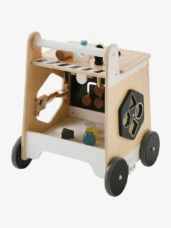 Chariot De Marche Bricolage En Bois FSC® Beige - Vertbaudet -Enfant Jouet Boutique chariot de marche bricolage en bois fsc 3