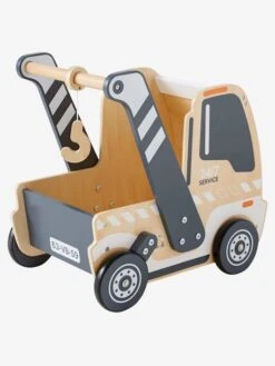 Chariot De Marche Camion En Bois FSC® Beige - Vertbaudet -Enfant Jouet Boutique chariot de marche camion en bois fsc 2