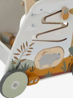 Chariot De Marche Multi-activités Tanzanie En Bois FSC® Vert - Vertbaudet -Enfant Jouet Boutique chariot de marche multi activites tanzanie en bois fsc 4