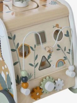 Chariot De Marche Multi-activités Tanzanie En Bois FSC® Vert - Vertbaudet -Enfant Jouet Boutique chariot de marche multi activites tanzanie en bois fsc 5