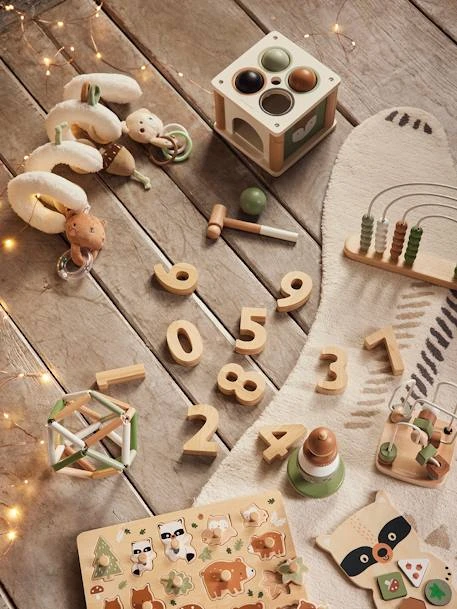 Coffret 3 Jeux D'éveil GREEN FOREST En Bois FSC® Multicolore - Vertbaudet 5 Coffret 3 Jeux D'éveil GREEN FOREST En Bois FSC® Multicolore - Vertbaudet – Image 5