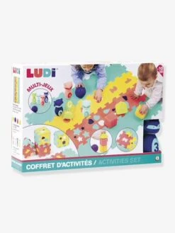 Coffret D'activités Tapis Quille Et Formes LUDI Multicolore - Ludi -Enfant Jouet Boutique coffret dactivites tapis quille et formes ludi 4