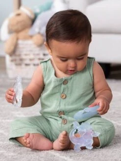 Coffret De 3 Anneaux De Dentition Cristal - INFANTINO Blanc - Infantino -Enfant Jouet Boutique coffret de 3 anneaux de dentition cristal infantino 3