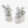 Coffret Doudou Et Chaussons Beige - Vertbaudet