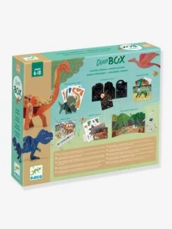 Coffret Le Monde Des Dinosaures DJECO Vert - Djeco -Enfant Jouet Boutique coffret le monde des dinosaures djeco 2