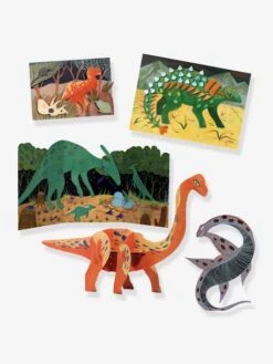 Coffret Le Monde Des Dinosaures DJECO Vert - Djeco -Enfant Jouet Boutique coffret le monde des dinosaures djeco 4