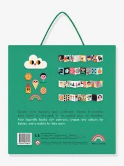 Coffret Livres D’éveil + Mobile Babybox MARCEL & JOACHIM Blanc - Auzou -Enfant Jouet Boutique coffret livres deveil mobile babybox marcel joachim 3