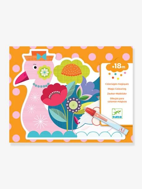 Coloriage à L'eau Animalo-Len DJECO Orange - Djeco 1 Coloriage à L'eau Animalo-Len DJECO Orange - Djeco