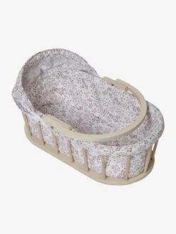 Couffin Pour Poupon En Bois FSC® Et Tissu Beige - Vertbaudet -Enfant Jouet Boutique couffin pour poupon en bois fsc et tissu 2