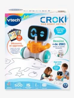 Croki Mon Robot Artiste - VTECH Multicolore - Toutes Les Marques 5 Croki Mon Robot Artiste - VTECH Multicolore - Toutes Les Marques -Enfant Jouet Boutique croki mon robot artiste vtech 2