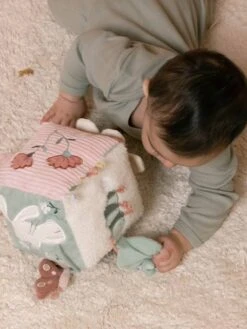 Cube D'activités Flowers - LITTLE DUTCH Rose - Little Dutch -Enfant Jouet Boutique cube dactivites flowers little dutch 2