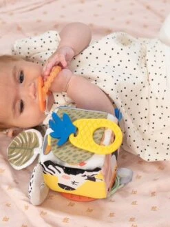 Cube D'Éveil Savane - TAF TOYS Orange - Taf Toys -Enfant Jouet Boutique cube deveil savane taf toys 2