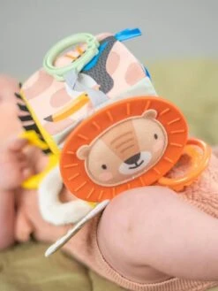 Cube D'Éveil Savane - TAF TOYS Orange - Taf Toys -Enfant Jouet Boutique cube deveil savane taf toys 3