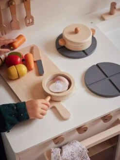 Cuisinette équipée Avec Rideau - En Bois FSC® Multicolore - Vertbaudet -Enfant Jouet Boutique cuisinette equipee avec rideau en bois fsc 2