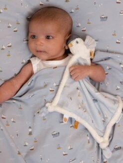 Doudou Carré Mouette - Sailors Bay - LITTLE DUTCH Bleu Grisé - Little Dutch 6 Doudou Carré Mouette - Sailors Bay - LITTLE DUTCH Bleu Grisé - Little Dutch -Enfant Jouet Boutique doudou carre mouette sailors bay little dutch 2