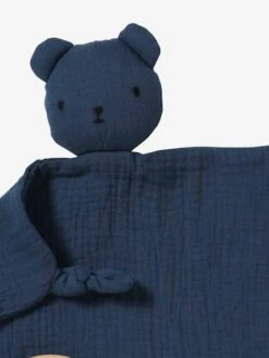 Doudou En Gaze De Coton + Hochet Rond Vert - Vertbaudet -Enfant Jouet Boutique doudou en gaze de coton hochet rond 2