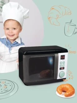 Four à Micro-ondes électronique - TEFAL Noir - Smoby -Enfant Jouet Boutique four a micro ondes electronique tefal 2