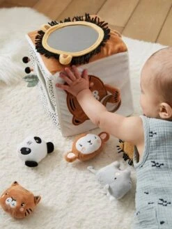 Grand Cube D'activités En Tissu TANZANIE Multicolore - Vertbaudet -Enfant Jouet Boutique grand cube dactivites en tissu tanzanie 5