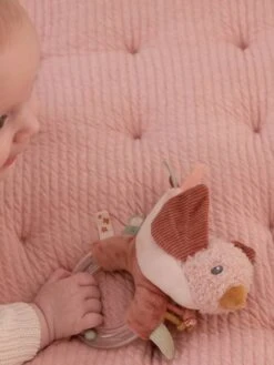 Hochet Oiseau Flowers - LITTLE DUTCH Rose Pâle - Little Dutch -Enfant Jouet Boutique hochet oiseau flowers little dutch 2