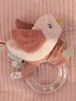 Hochet Oiseau Flowers - LITTLE DUTCH Rose Pâle - Little Dutch -Enfant Jouet Boutique hochet oiseau flowers little dutch 3