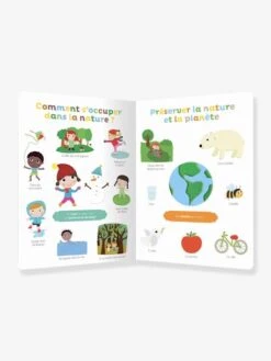 Imagier Ma Nature à Découvrir Et à Toucher AUZOU Blanc - Auzou -Enfant Jouet Boutique imagier ma nature a decouvrir et a toucher auzou 2