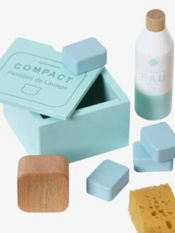 Kit Produits Ménagers En Bois FSC® Blanc - Vertbaudet -Enfant Jouet Boutique kit produits menagers en bois fsc 3