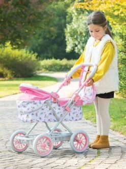 Landeau COROLLE Pour Poupon 36/42/52 Cm Rose Fleuri - Corolle -Enfant Jouet Boutique landeau corolle pour poupon 364252 cm 5
