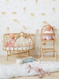 Lit Poupon En Rotin Beige - Vertbaudet -Enfant Jouet Boutique lit poupon en rotin 2