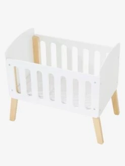 Lit Poupon Sur Pieds En Bois FSC® Blanc - Vertbaudet -Enfant Jouet Boutique lit poupon sur pieds en bois fsc 4